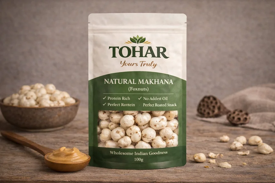 Tohar Natural Makhana foxnuts pouch